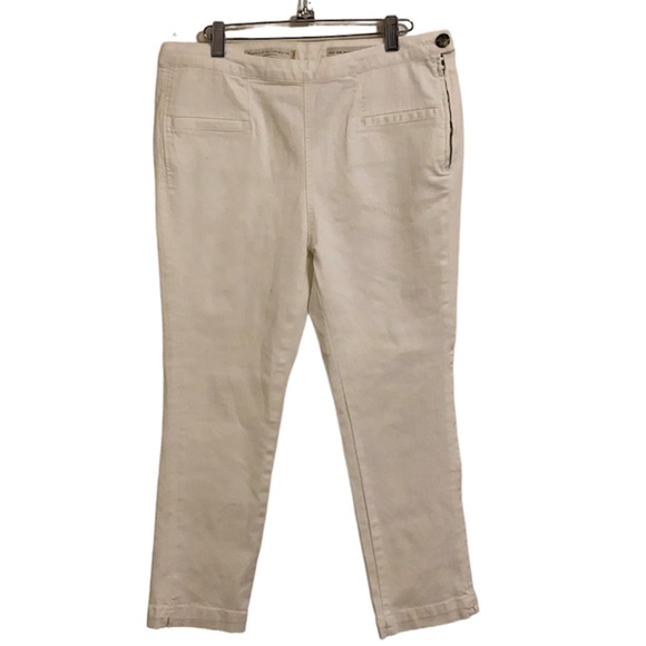 Anthropologie Pilcro and The LetterPress White High-Rise Denim Leggings - Picture 3 of 9